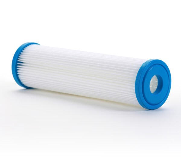 AquaFlo 5 Micron 2.5"x 10" Pleated Polyester Sediment Filter / Part# 26175