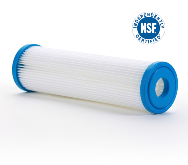 AquaFlo 20 Micron 2.5"x 10" Pleated Cellulose Sediment Filter / Part# 26276